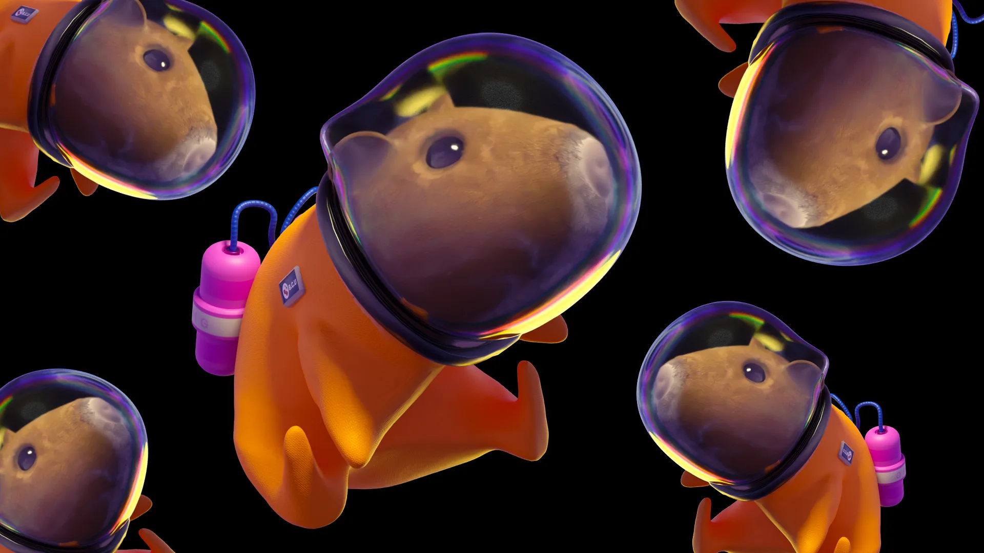 Hamsters in space