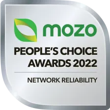 Mozo People's choice awards 2022 - Network Reliability award